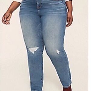 Lane Bryant 360 Flex Signature Fit DreamFeel High-Rise Straight Leg Jean